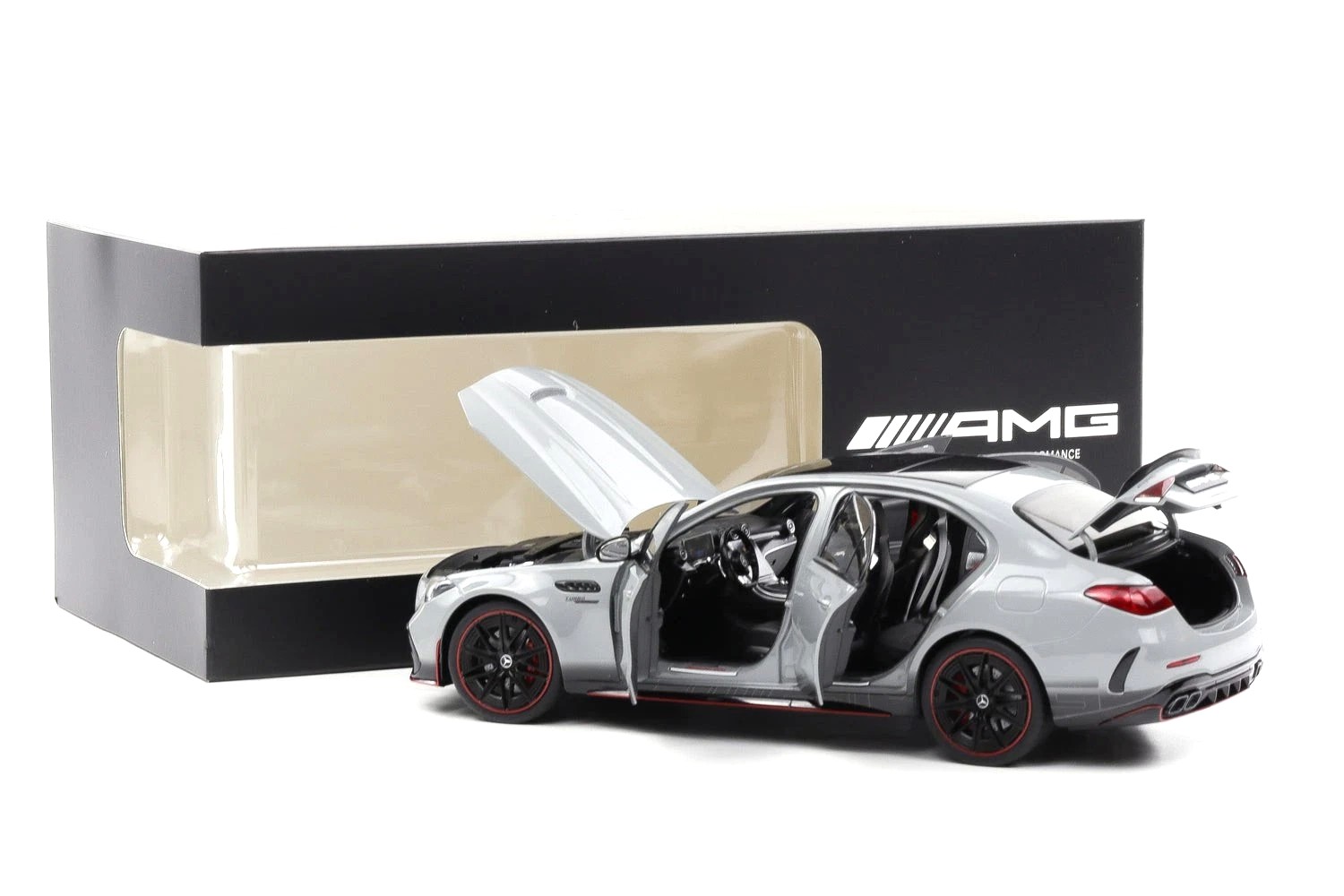 Mercedes-AMG C 63 Manufaktur Alpin grey uni 1:18 NZG
