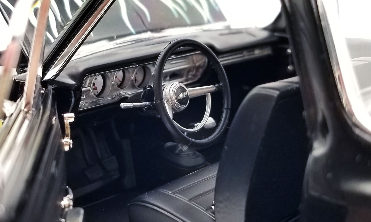 Chevrolet El Camino Custom Cruise 1965 black 1:18 Acme Diecast