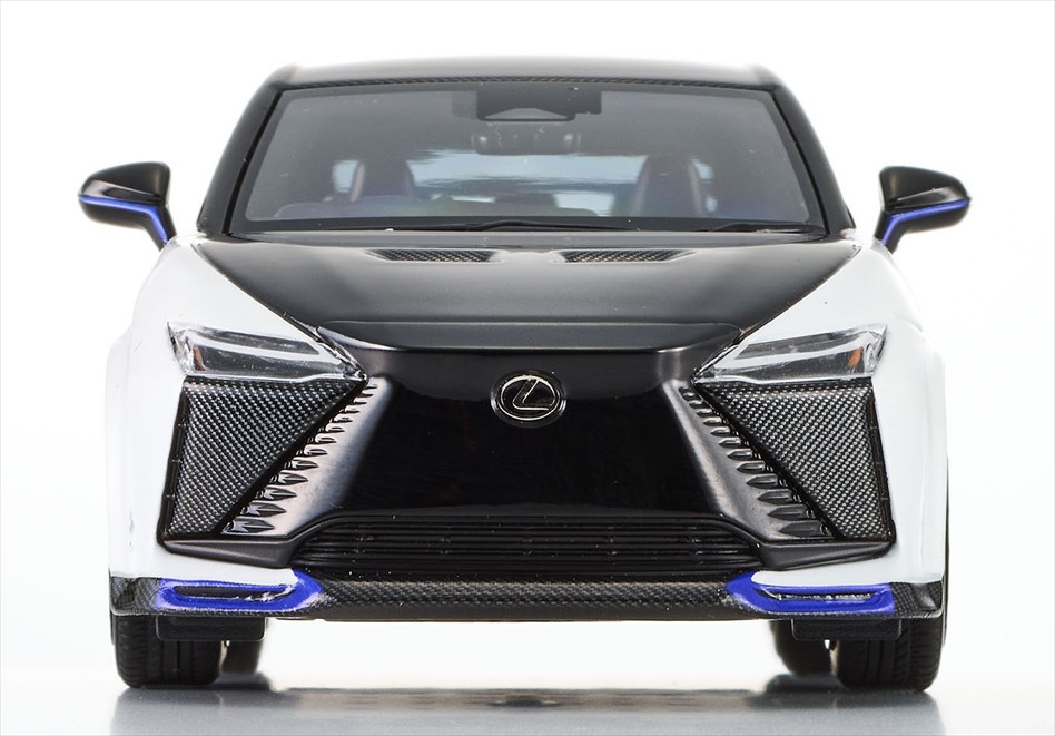 Lexus RZ600e F Sport Performance 2026 black/white/blue 1:43 Kyosho