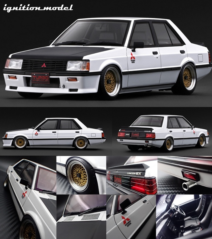 Mitsubishi Lancer EX GSR Turbo A175A white/black 1:18 Ignition Model