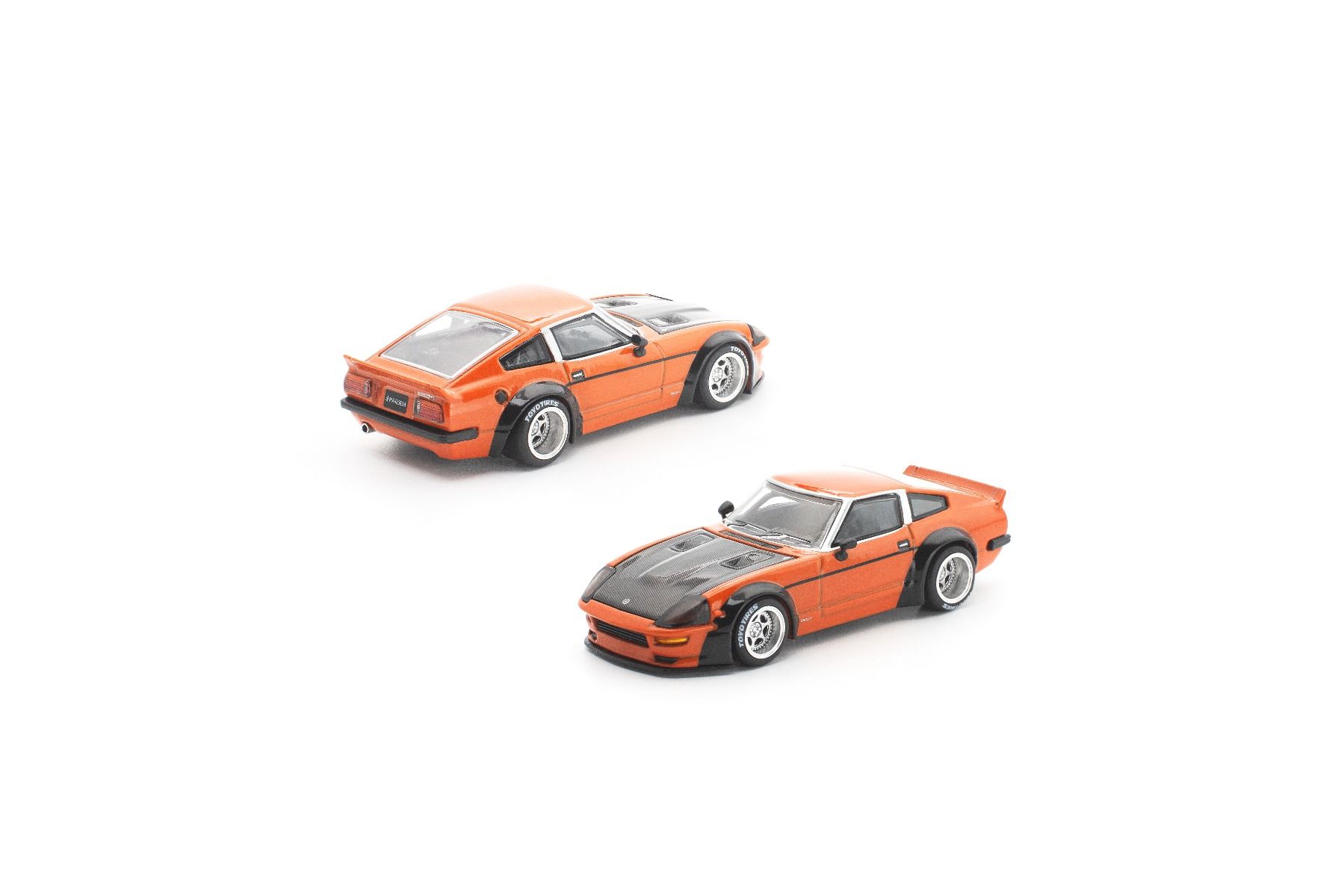 Datsun Pandem 280ZX orange 1:64 Pop Race