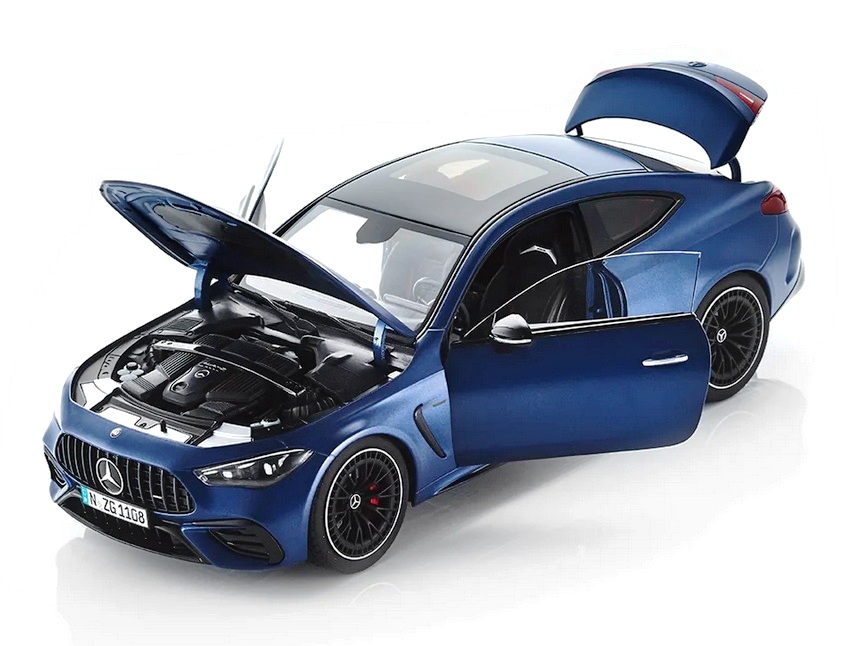 Mercedes-AMG CLE 53 Coupe spectral blue 1:18 NZG