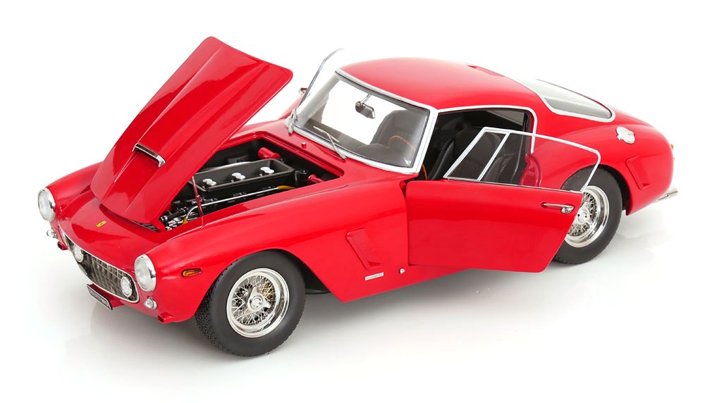 Ferrari 250 GT SWB Competizione Plain Body Version 1961 red 1:12 KK Scale