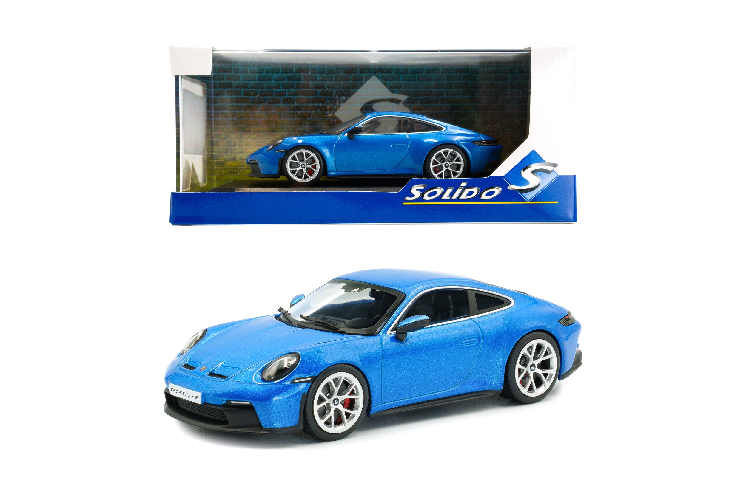 Porsche 911 992 GT3 Touring 2023 south sea blue metallic 1:43 Solido