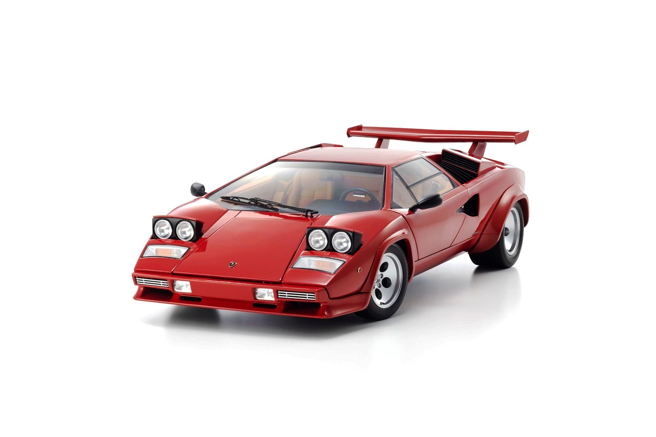 Lamborghini Countach LP5000S 1988 red/tan interior 1:12 Kyosho