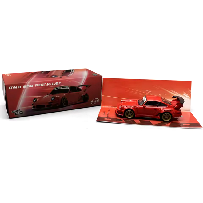 Porsche RWB 930 *Painkiller* red 1:64 ModelModel