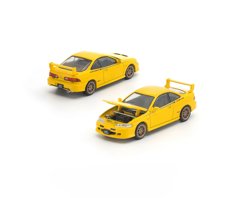 Honda Mugen DC2 yellow 1:64 Pop Race Limited