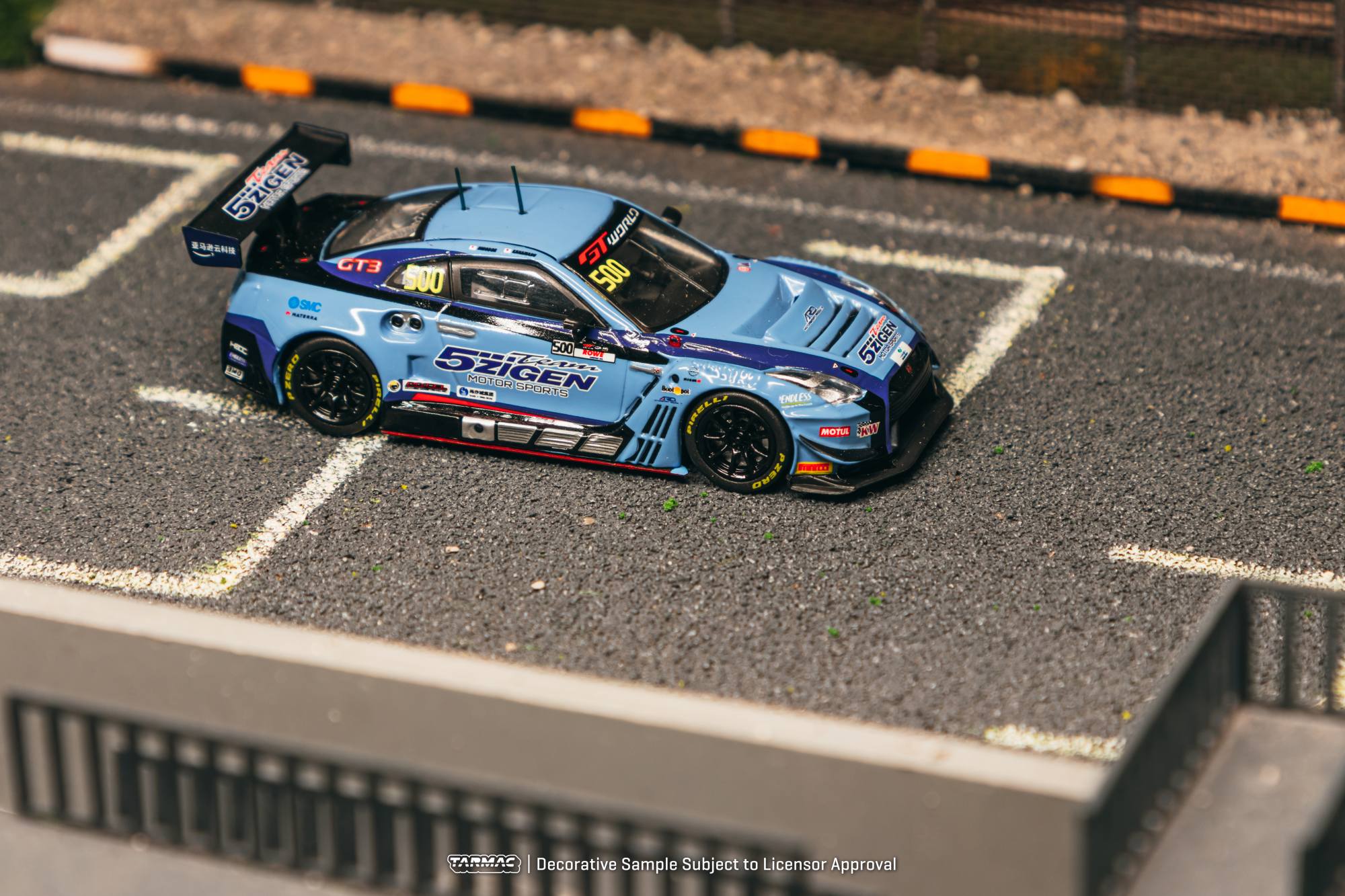 Nissan GT-R R35 Nismo GT3 Team 5ZIGEN #500 Hirobon/Y.Kanamaru Winner Beijing Street Circuit GT World Challenge Asia 2025 1:64 Tarmac