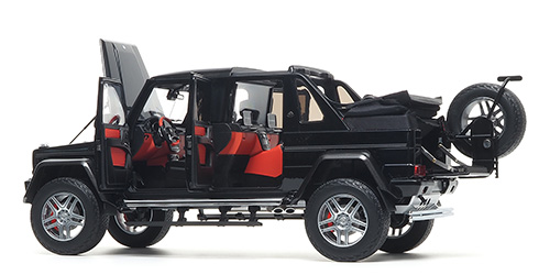 Mercedes-Maybach G650 Landaulet W463 2017 black metallic 1:18 Almost Real