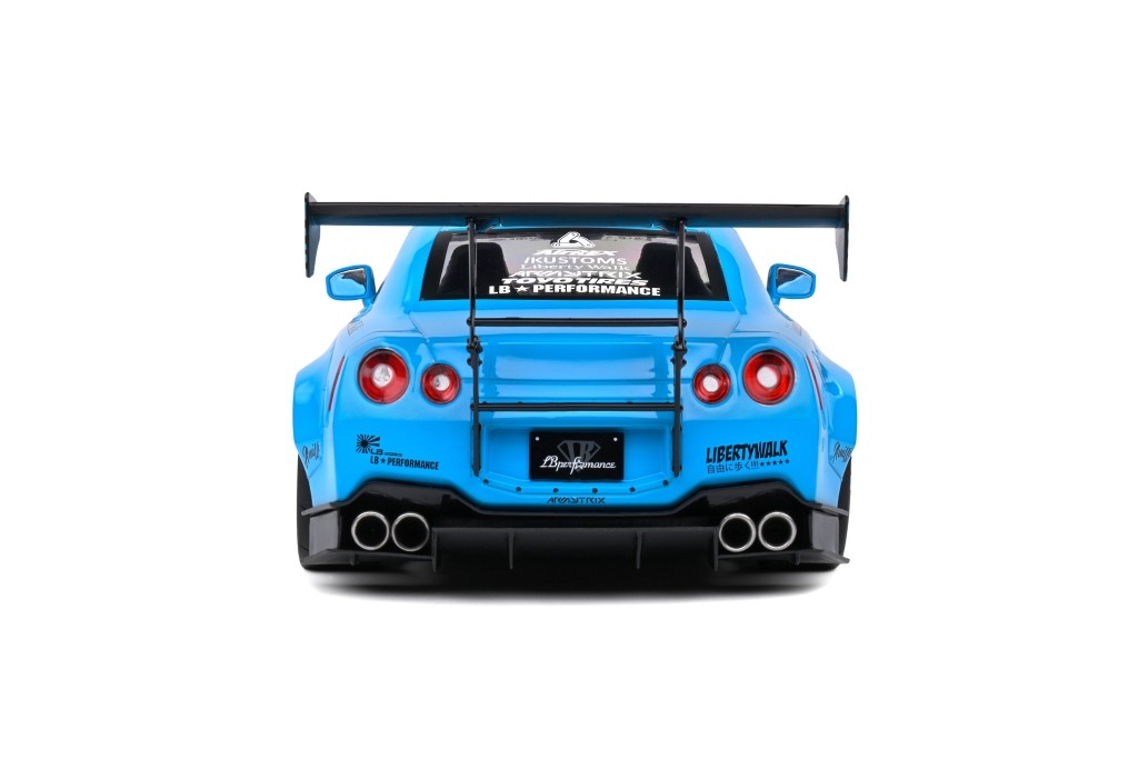 Nissan GT-R R35 Liberty Walk Body Kit 2.0 2024 baby blue 1:18 Solido