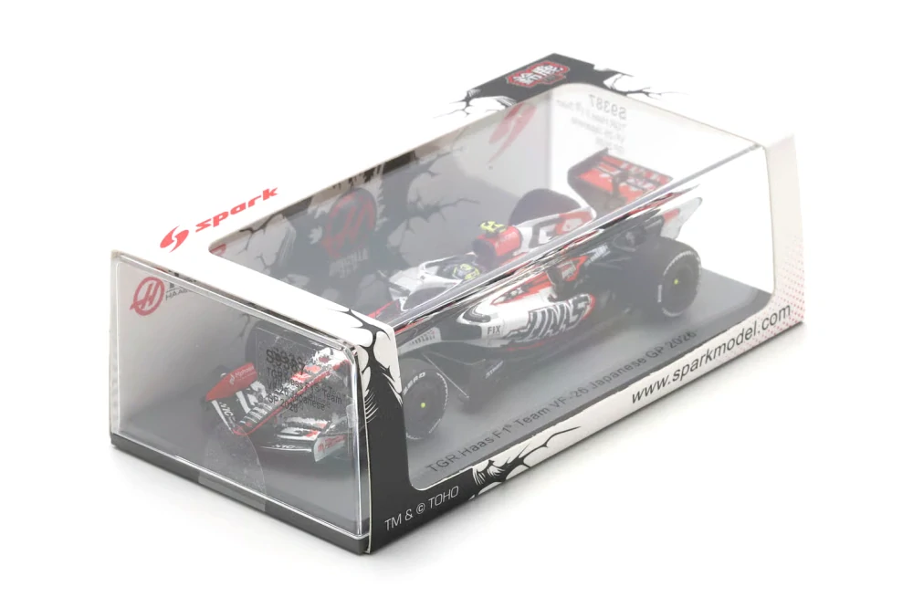 HAAS VR-26 TGR Haas F1 Team #87 Olivier Bearman Japan GP 2026 1:43 Spark