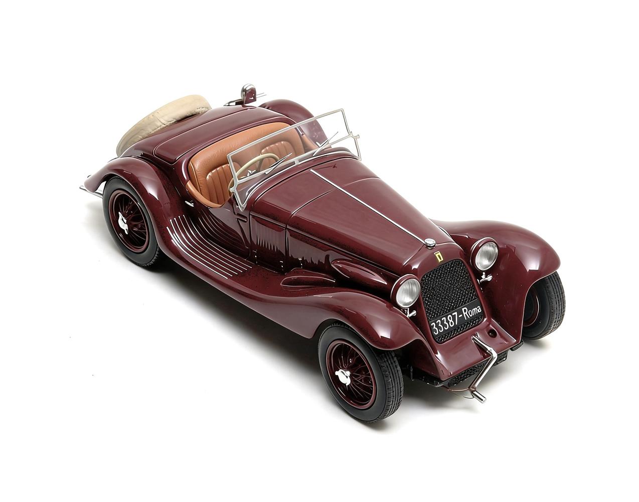 Maserati V4 Sport 16V Spider Cabriolet 1929 bordeaux 1:43 Matrix Scale Models
