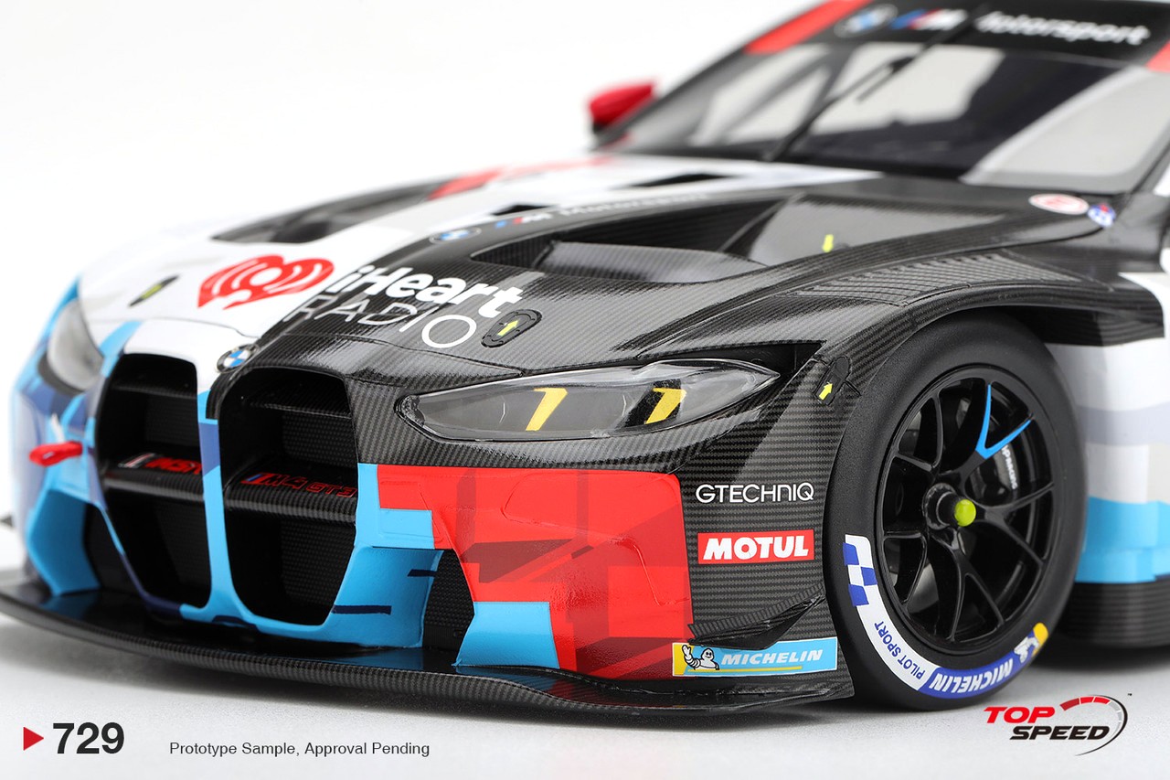 BMW M4 GT3 EVO #1 De Phillippi/Harper/Hesse/Verhagen Paul Miller Racing Class Winner IMSA 24H Daytona 2026 1:18 TopSpeed Models