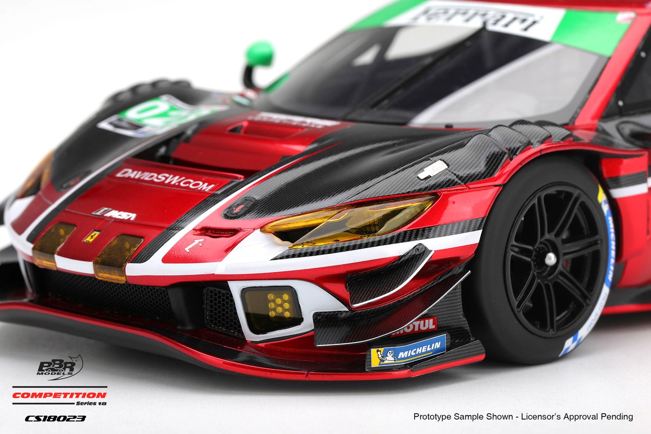Ferrari 296 GT3 #23 Triarsi/Koch/Calado Triarsi Competizione IMSA Petit Le Mans 2025 1:18 B.B.R.