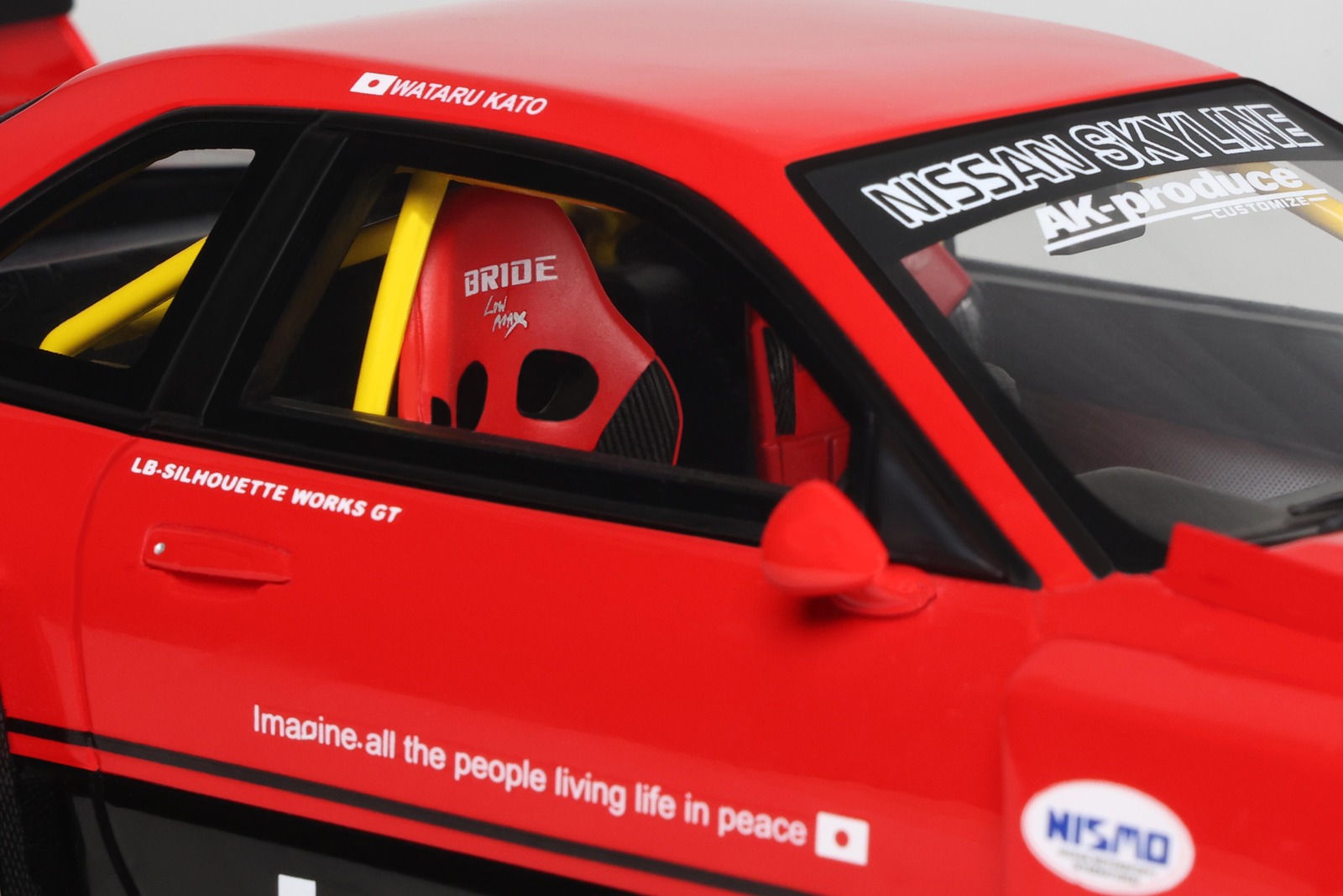 Nissan Skyline R34 GT-R LB Super Silhouette 2020 red 1:18 GT Spirit