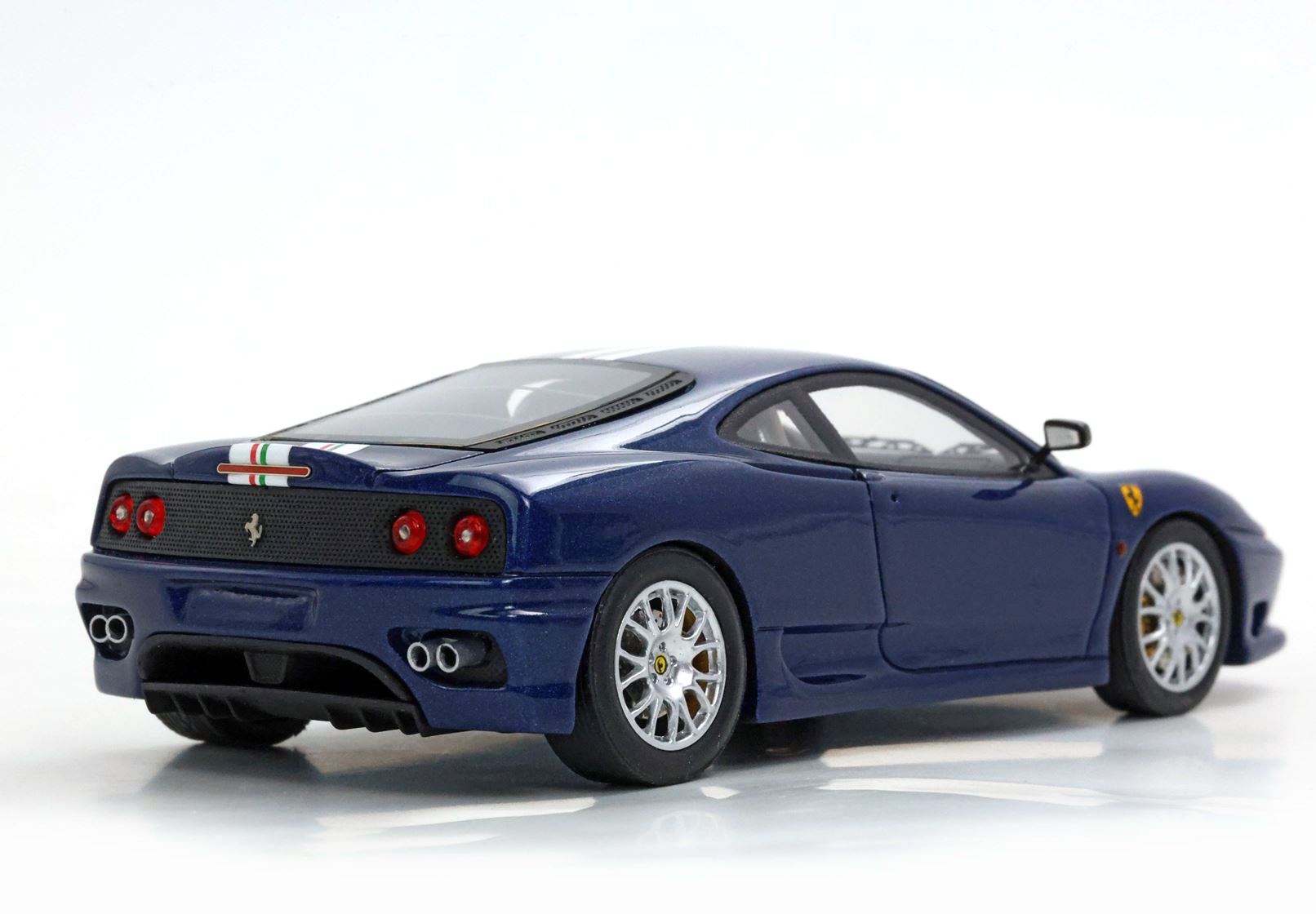 Ferrari 360 Challenge Stradale Blu Tour de France with italian stripe 1:43 B.B.R.