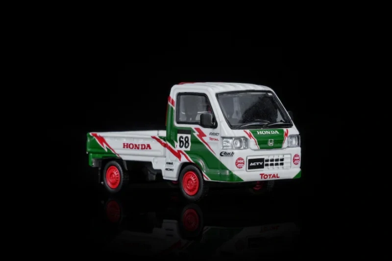 Honda ACTY 4WD (EK9) green/red/white 1:64 Motorhelix