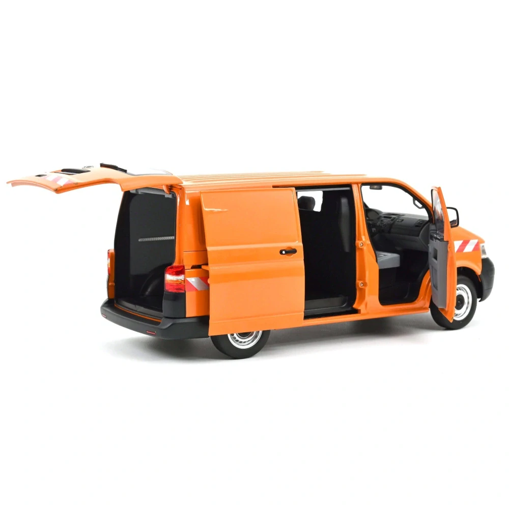 Volkswagen Transporter Communal Vehicle Stadt Würselen orange 1:18 Norev