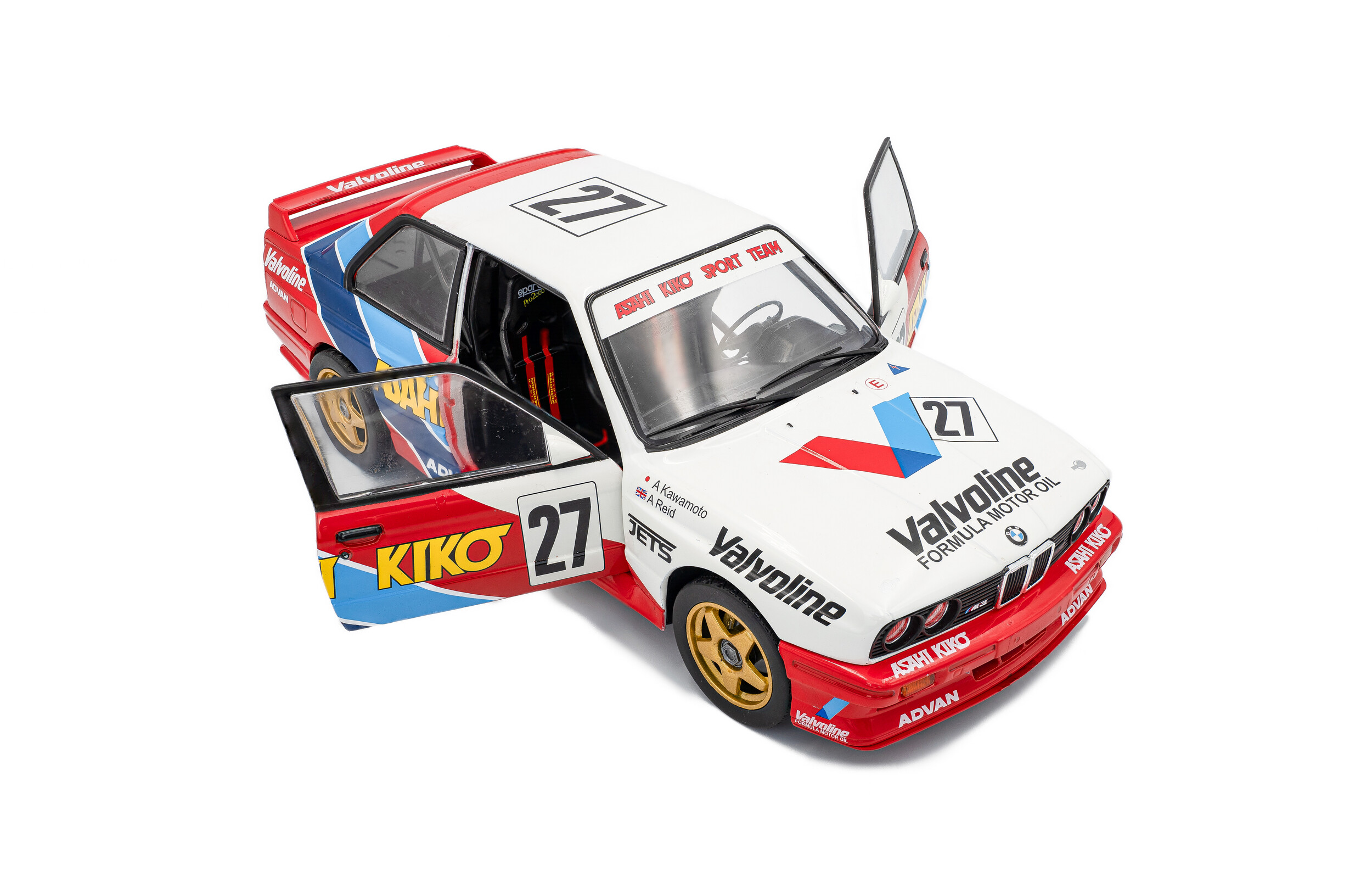 BMW M3 #27 Kawamoto/Reid JTCC 1986 1:18 Solido