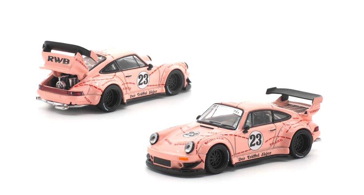 Porsche RWB 930 #23 *Pink Pig* pink 1:64 Pop Race Limited