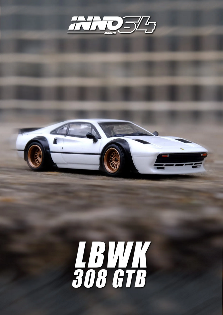 LBWK 308 GTB white 1:64 Inno Models