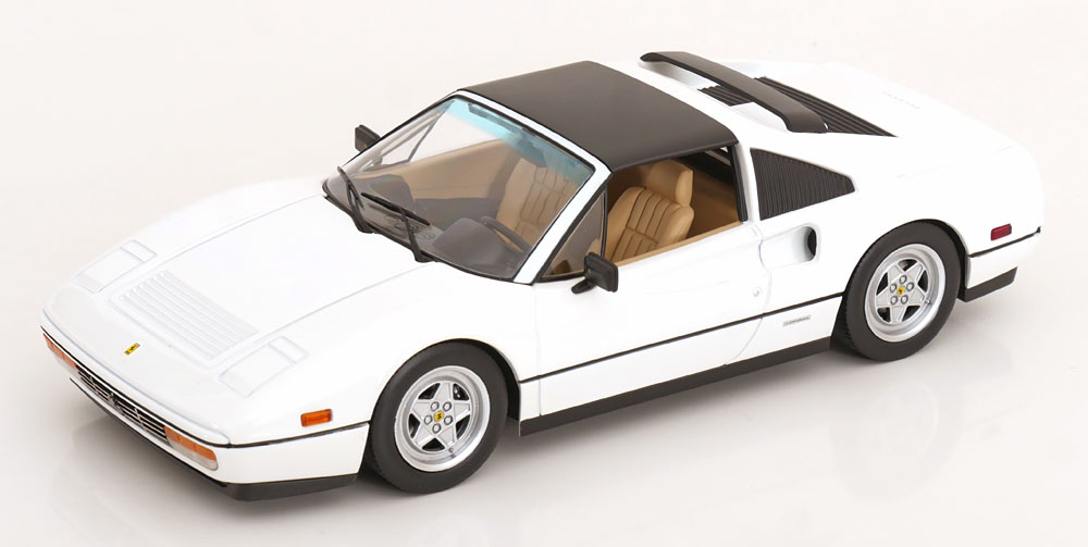 Ferrari 328 GTS 1985 white 1:18 KK Scale