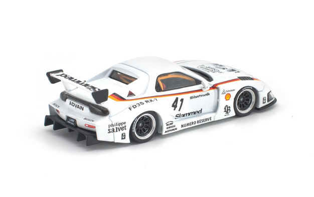 Mazda RX7 (FD3S) LB Super Silhouette white 1:64 Pop Race Limited
