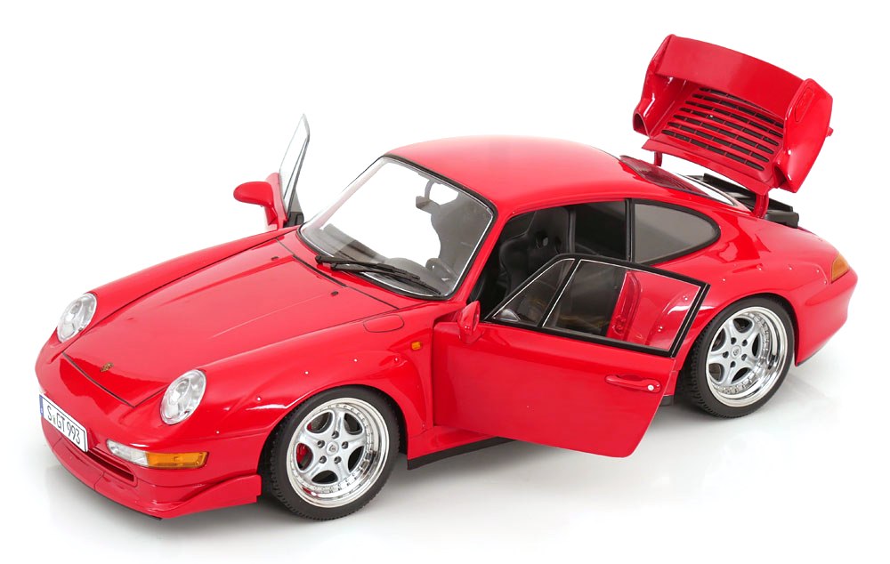 Porsche 911 993 GT2 1996 Speedline Rims red 1:12 KK Scale