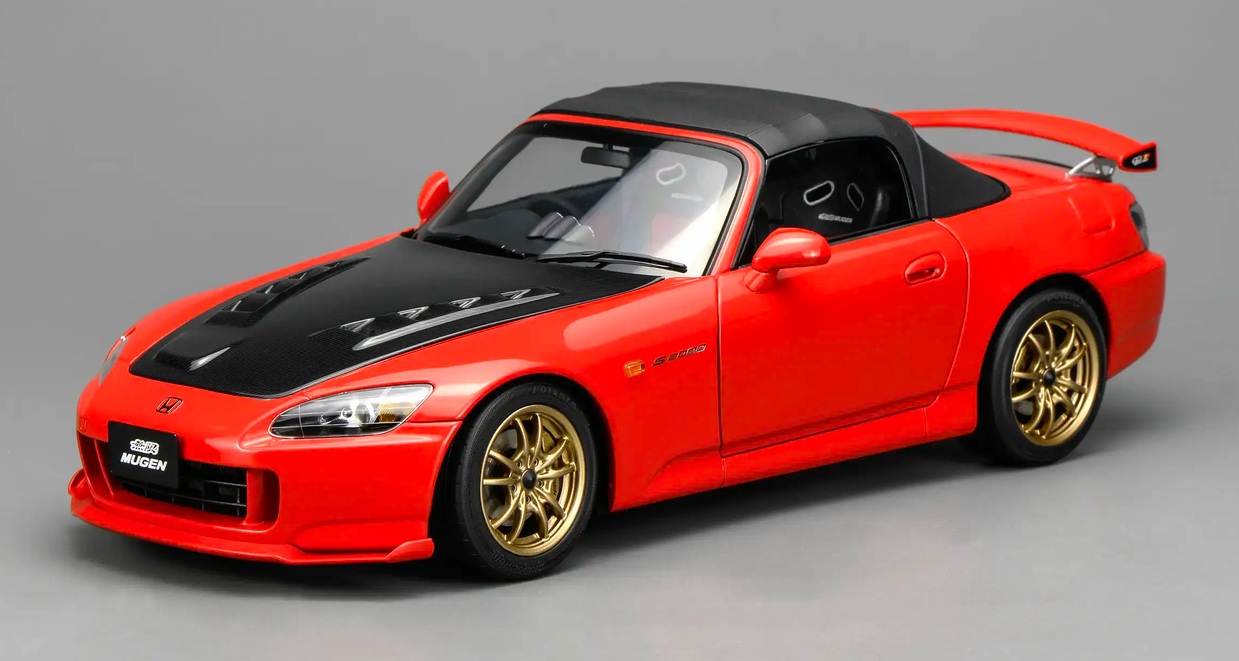 Honda S2000 Spider Hard-Top Mugen 2001 red/carbon 1:18 Motorhelix