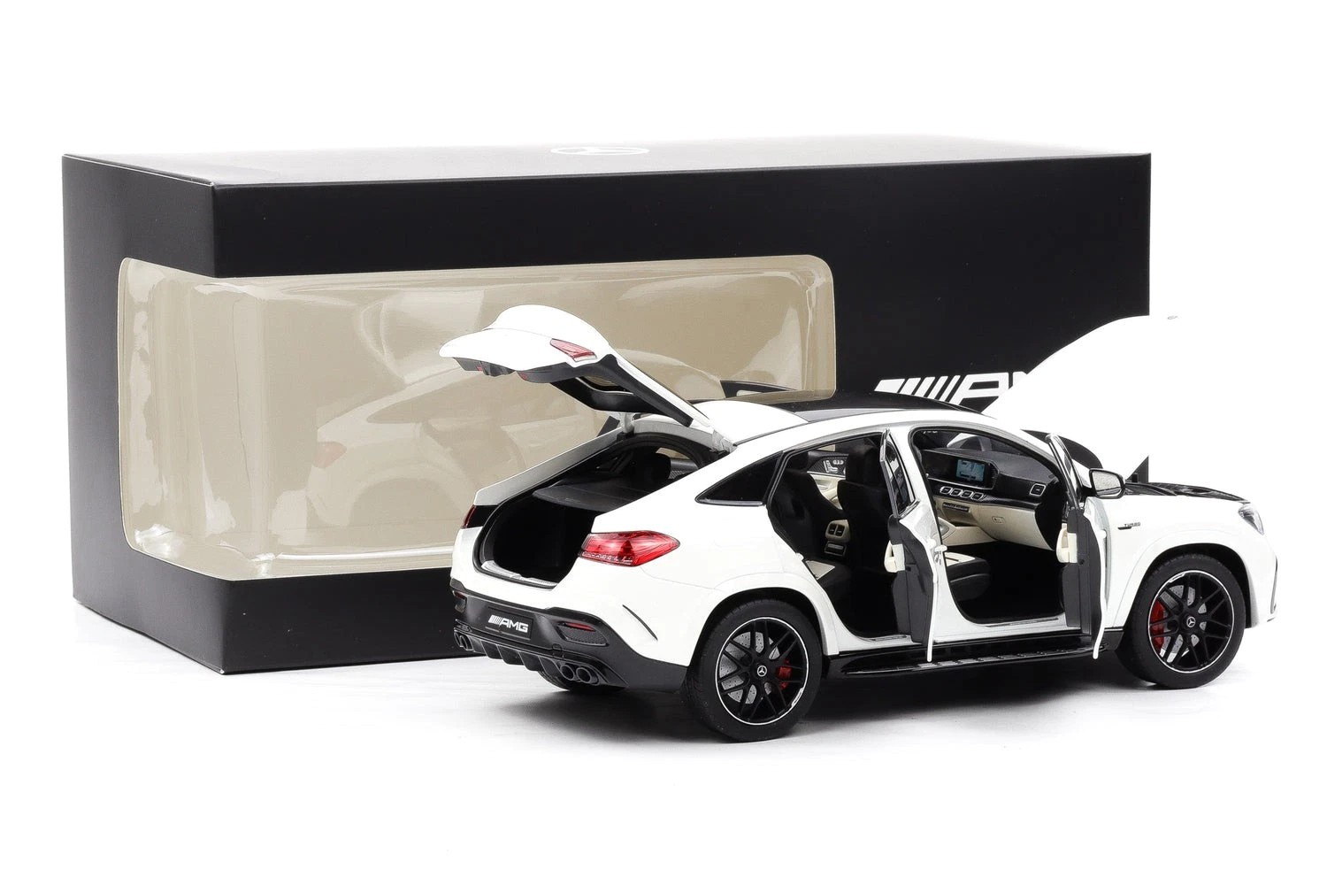 Mercedes-AMG GLE 53 Coupe Manufaktur opalith white bright 1:18 Mercedes-Benz Dealer edition