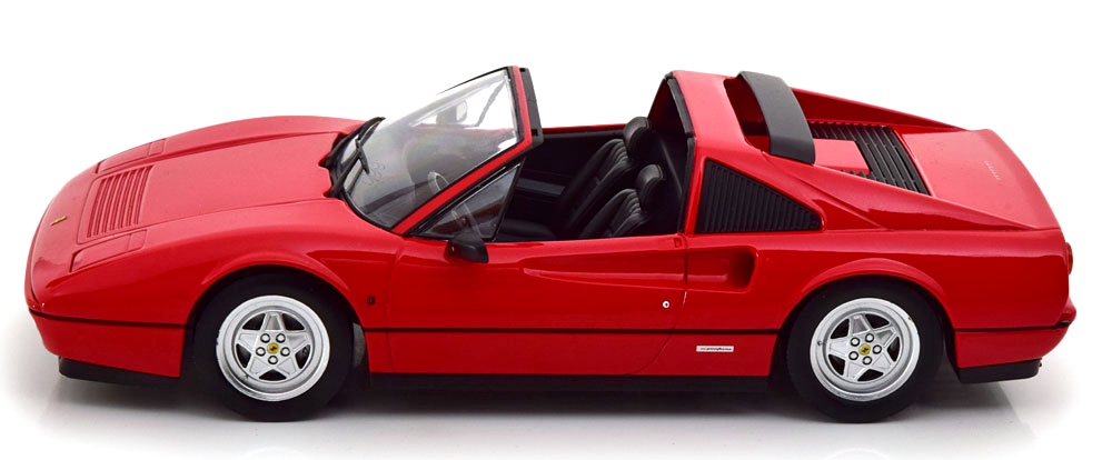 Ferrari 328 GTS Spider with Removable Hard Top 1985 red 1:18 KK Scale