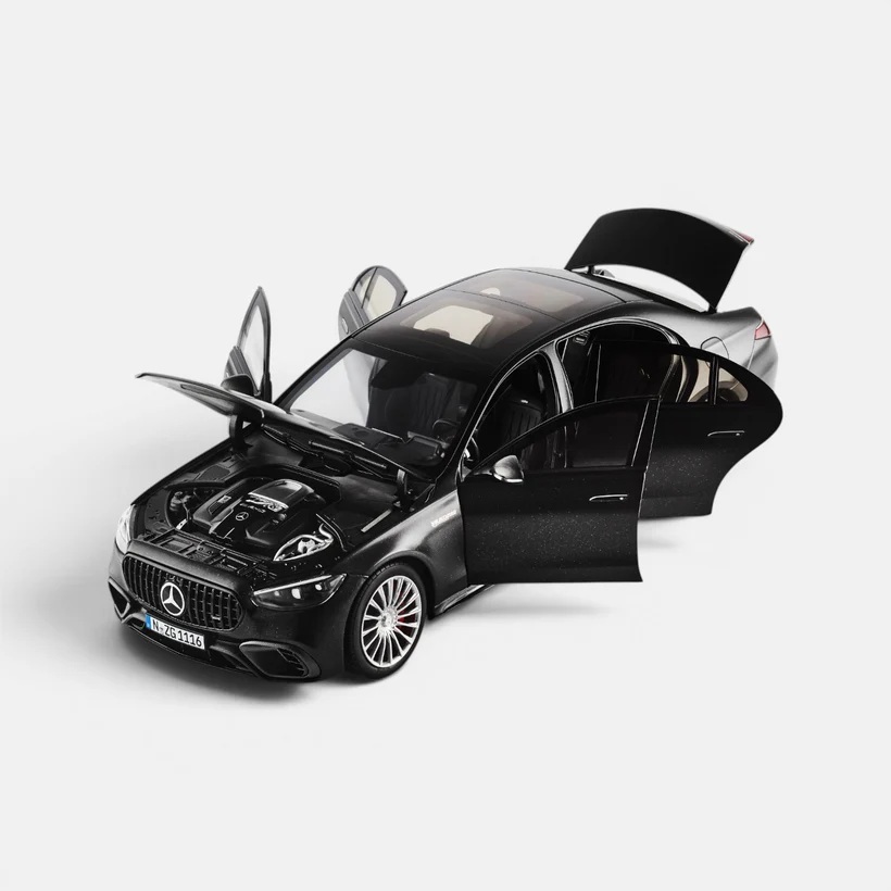 Mercedes-AMG S 63 E Performance nightblack magno 1:18 NZG