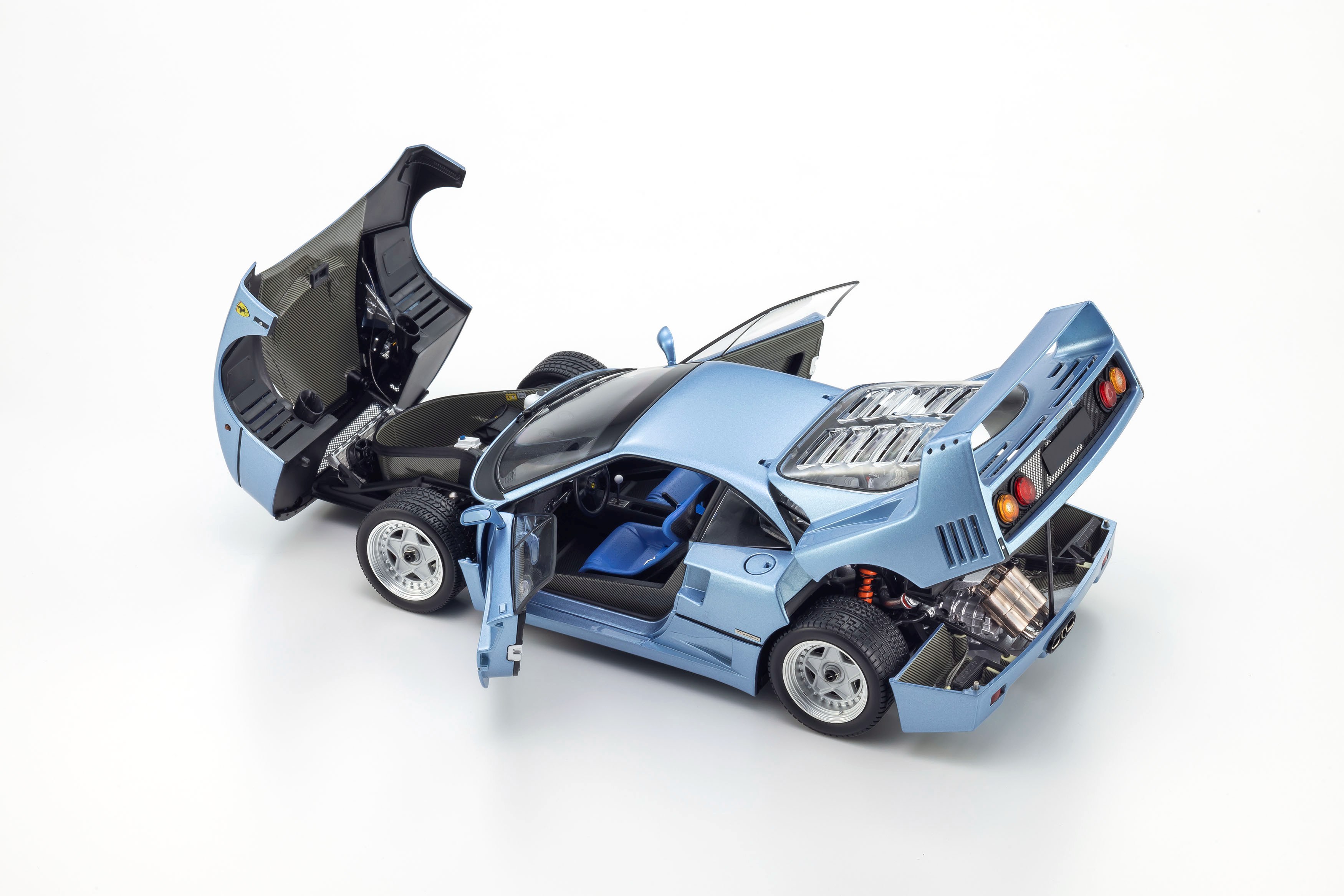 Ferrari F40 1987 Light Blue 1:18 Kyosho