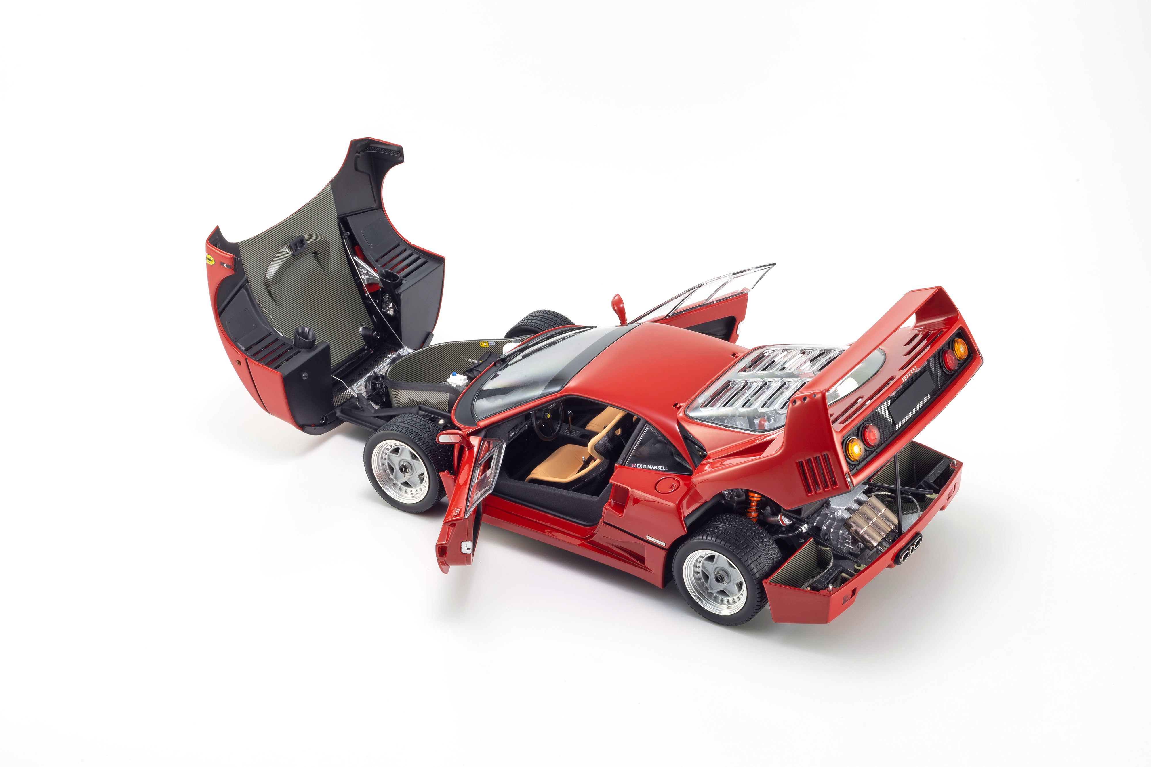 Ferrari F40 Lightweight personal car Nigel Mansell 1987 1:18 Kyosho