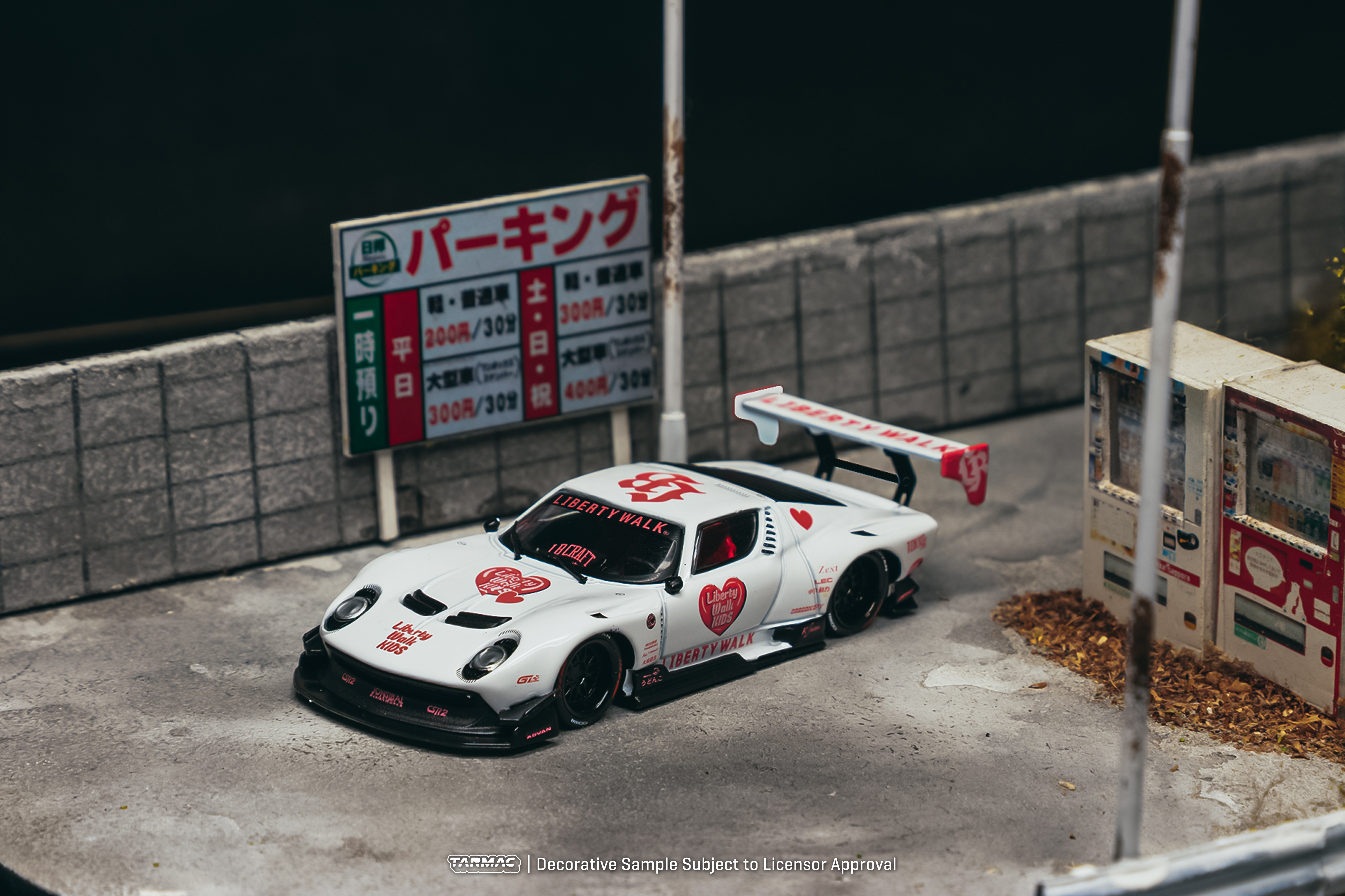Lamborghini Miura LB-Silhouette Works Kids 2026 white/pink 1:64 Tarmac