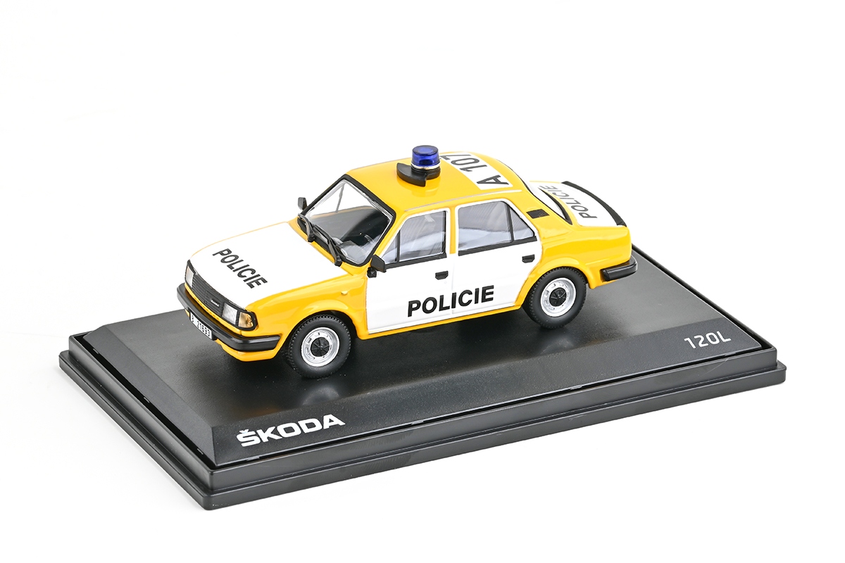 Škoda 120L 1984 Policie ČR 1:43 Abrex