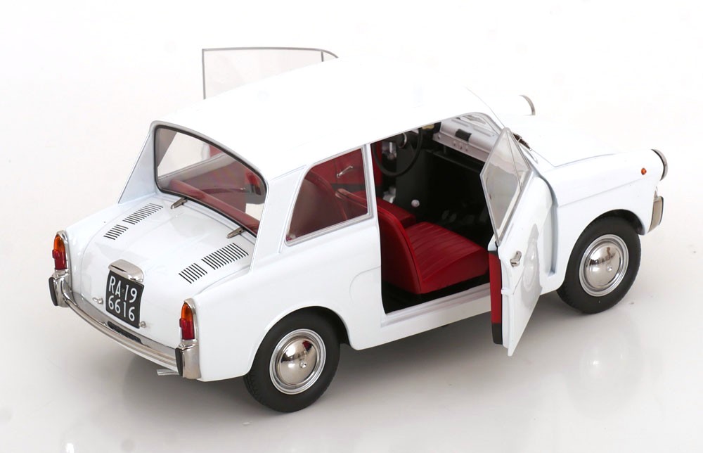 Autobianchi Bianchina 4 Posti Berlina 1962 white 1:18 Mitica