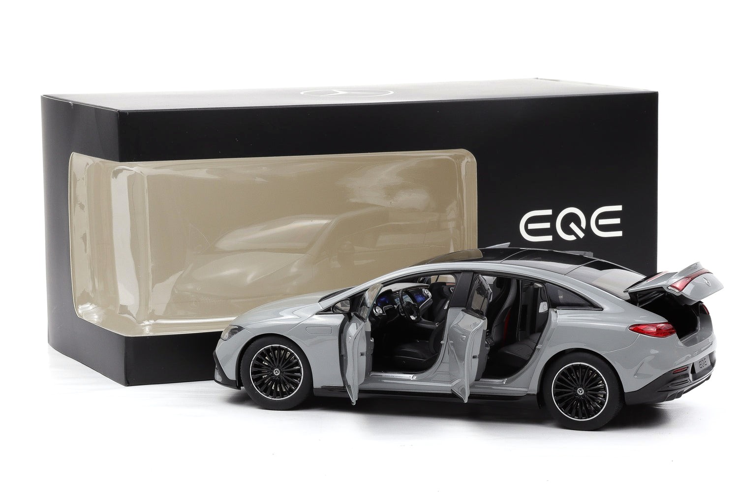 Mercedes-Benz EQE Limousine AMG Line V295 alpine grey 1:18 NZG