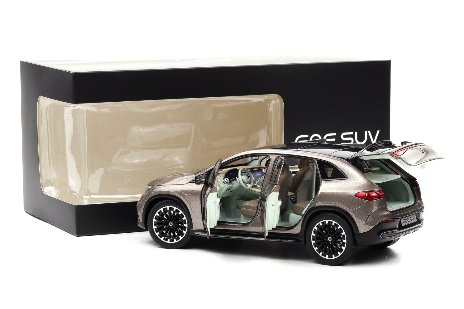 Mercedes-Benz EQE SUV X294 AMG Line brown 1:18 NZG