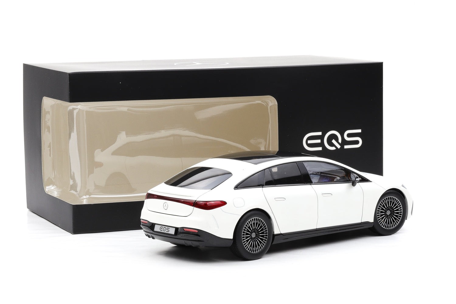 Mercedes-Benz EQS Limousine V297 Manufaktur opalith white bright 1:18 NZG