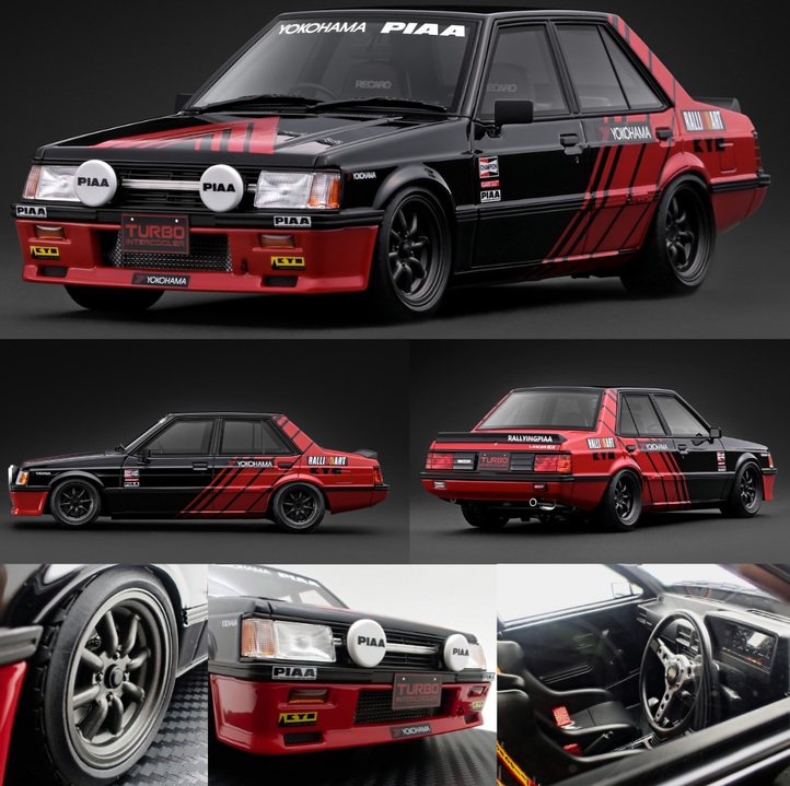 Mitsubishi Lancer EX GSR Turbo A175A black 1:18 Ignition Model
