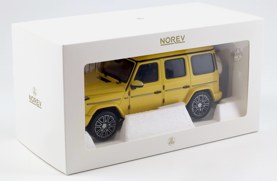 Mercedes-Benz G 2024 sun yellow 1:18 Norev