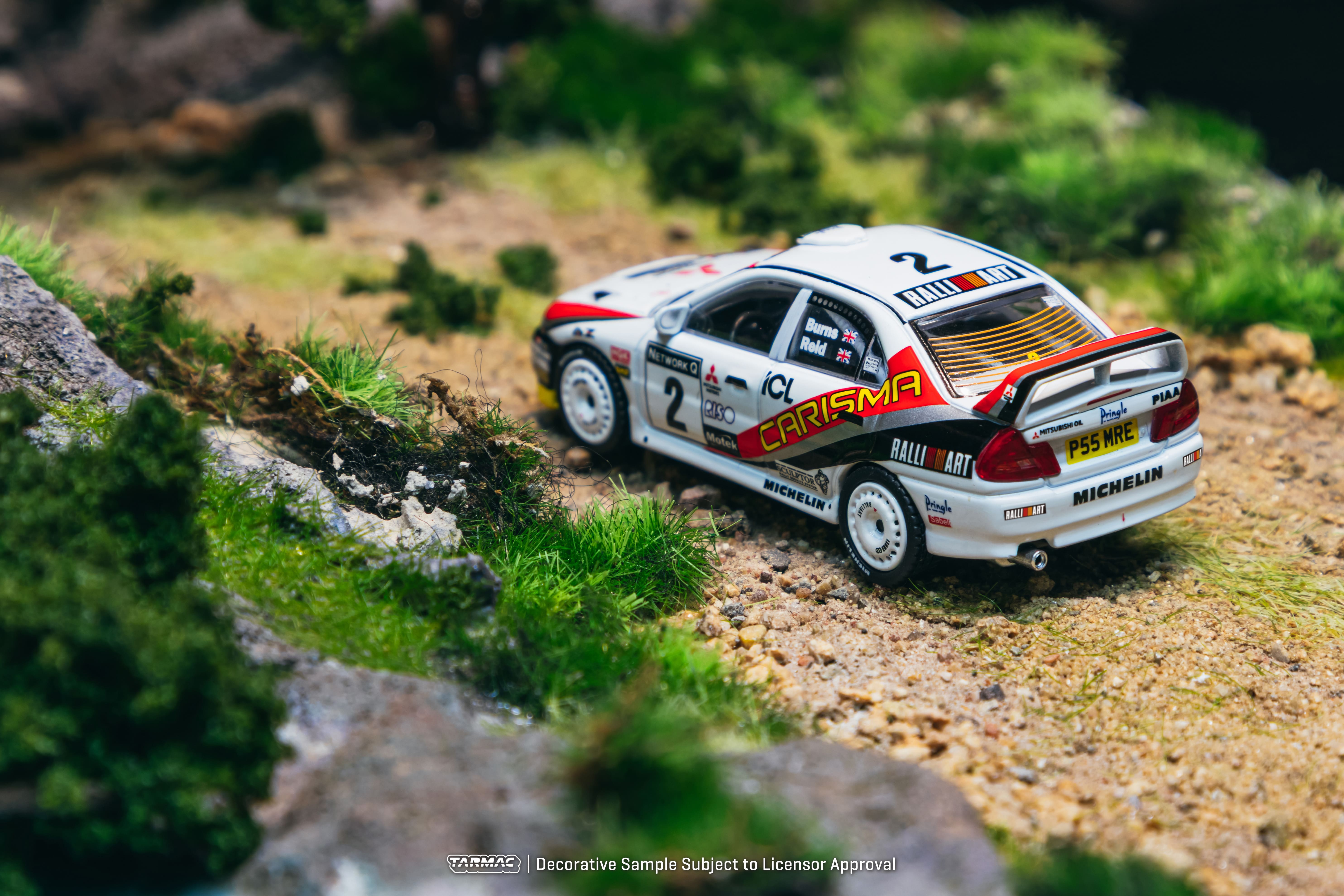 Mitsubishi Carisma GT Evolution IV #2 R.Burns/R.Reid RAC Rally 1997 1:64 Tarmac