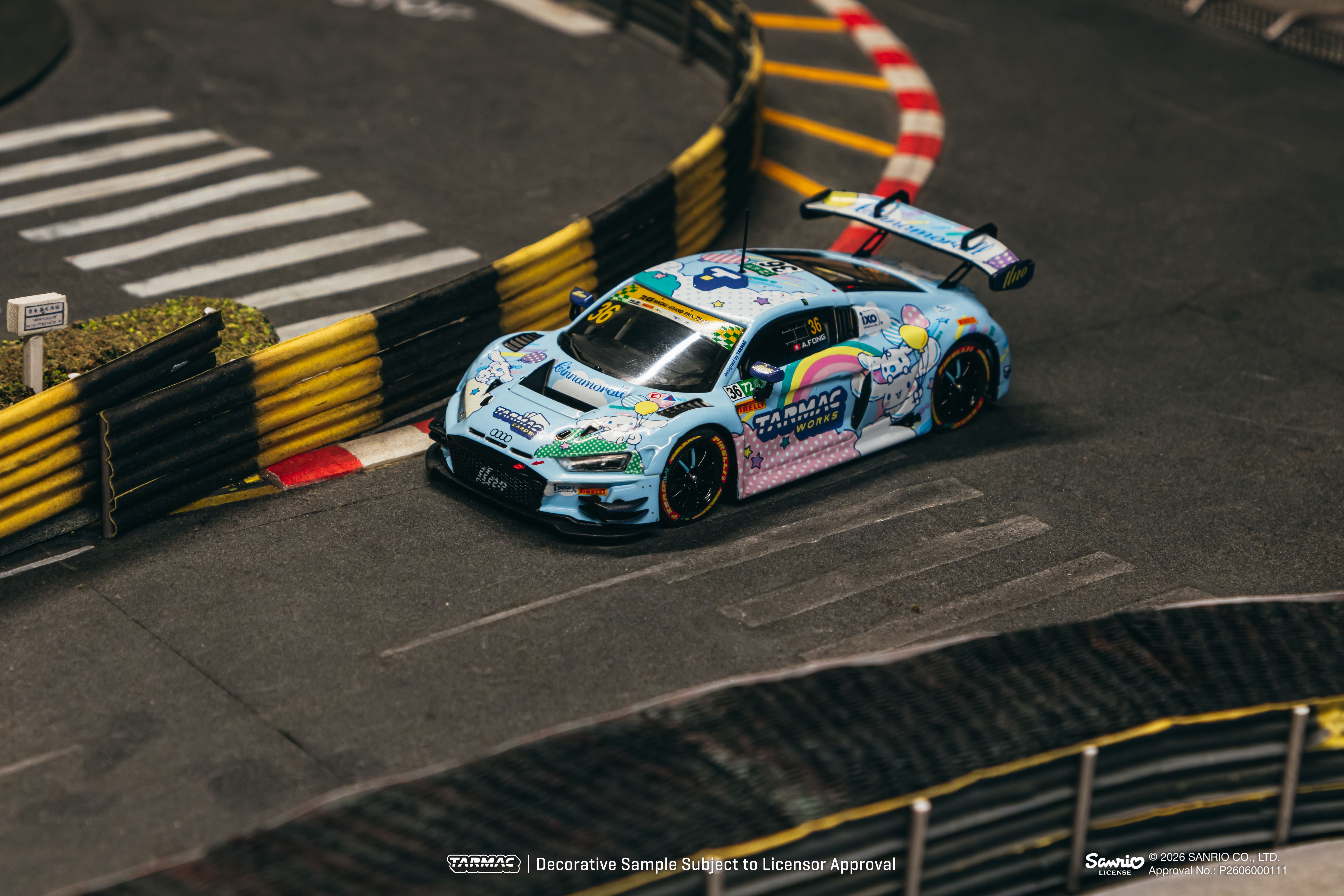 Audi R8 LMS GT3 EVO II Uno Racing #36 A.Fong Macau GT Cup FIA GT World Cup 2025 1:43 Tarmac