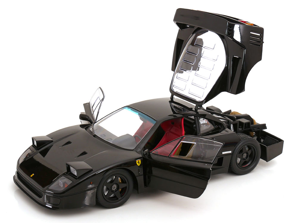 Ferrari F40 Lightweight 1990 black 1:12 KK Scale