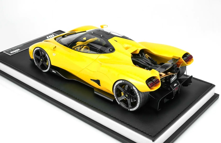 Nilu 27 V12 6.5L 1070hp 2024 nuclear yellow 1:18 Motorhelix