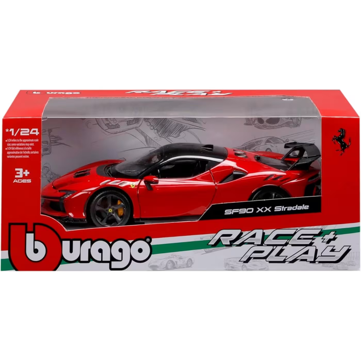 Ferrari SF90 XX Stradale 2024 red 1:24 Bburago