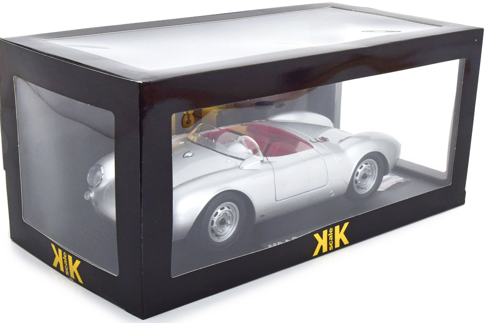 Porsche 550A Spider 1956 silver 1:12 KK Scale