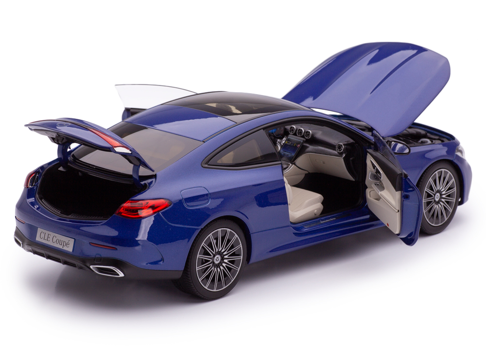 Mercedes-Benz CLE Coupe AMG-Line C236 2023 spectral blue 1:18 Norev