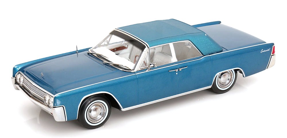 Lincoln Continental Convertible 1963 turquoise metallic 1:18 KK Scale